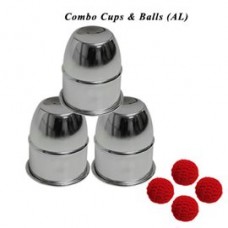 Vasos y Bolitas Aluminio Kit Magia